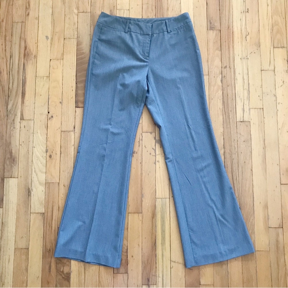 New York and Company Grey Wide Leg Dress Pants Slacks 6L